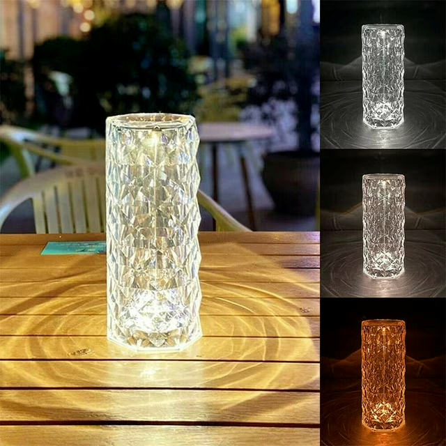LAX Gadgets - Wholesale Night Light - Elegant LED Crystal & RGB Lamps For Home Decor- Retail Pack34