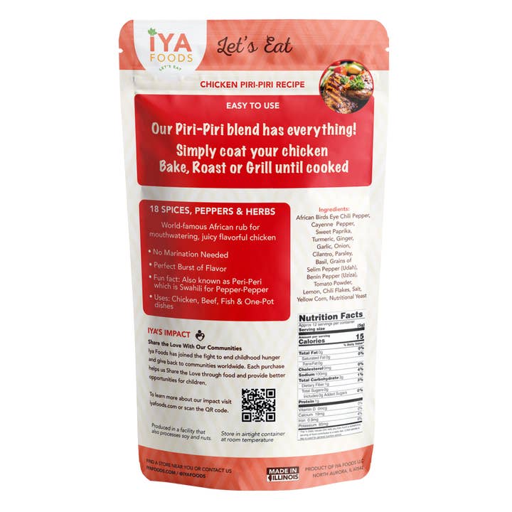 Iya Foods - Wholesale Rub - Piri Piri Seasoning4