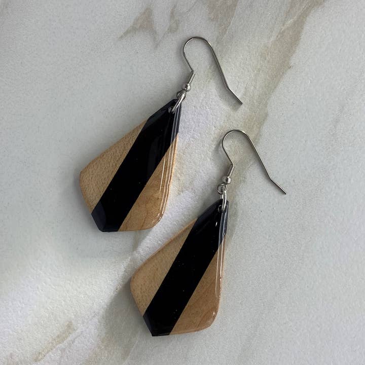 Ebony & Maple - Briolette for wholesale by Ingrained