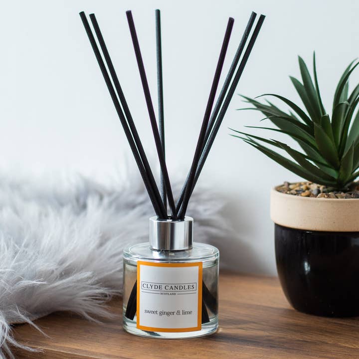 CLYDE CANDLES - Wholesale Reed Diffuser - Sweet Ginger & Lime Reed Diffuser2