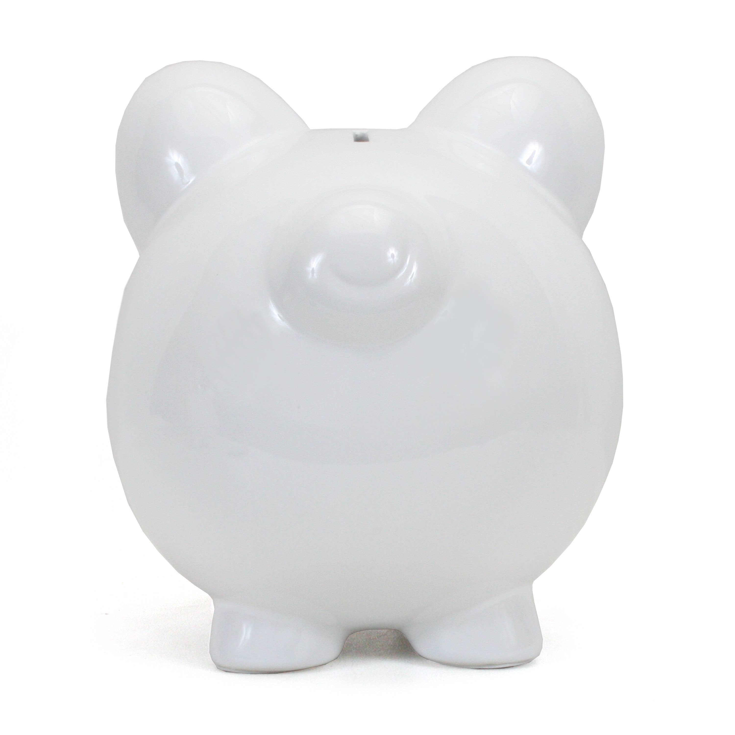 Child To Cherish® – wholesale Money/piggy bank – Child & baby – White Big Ear Pig4