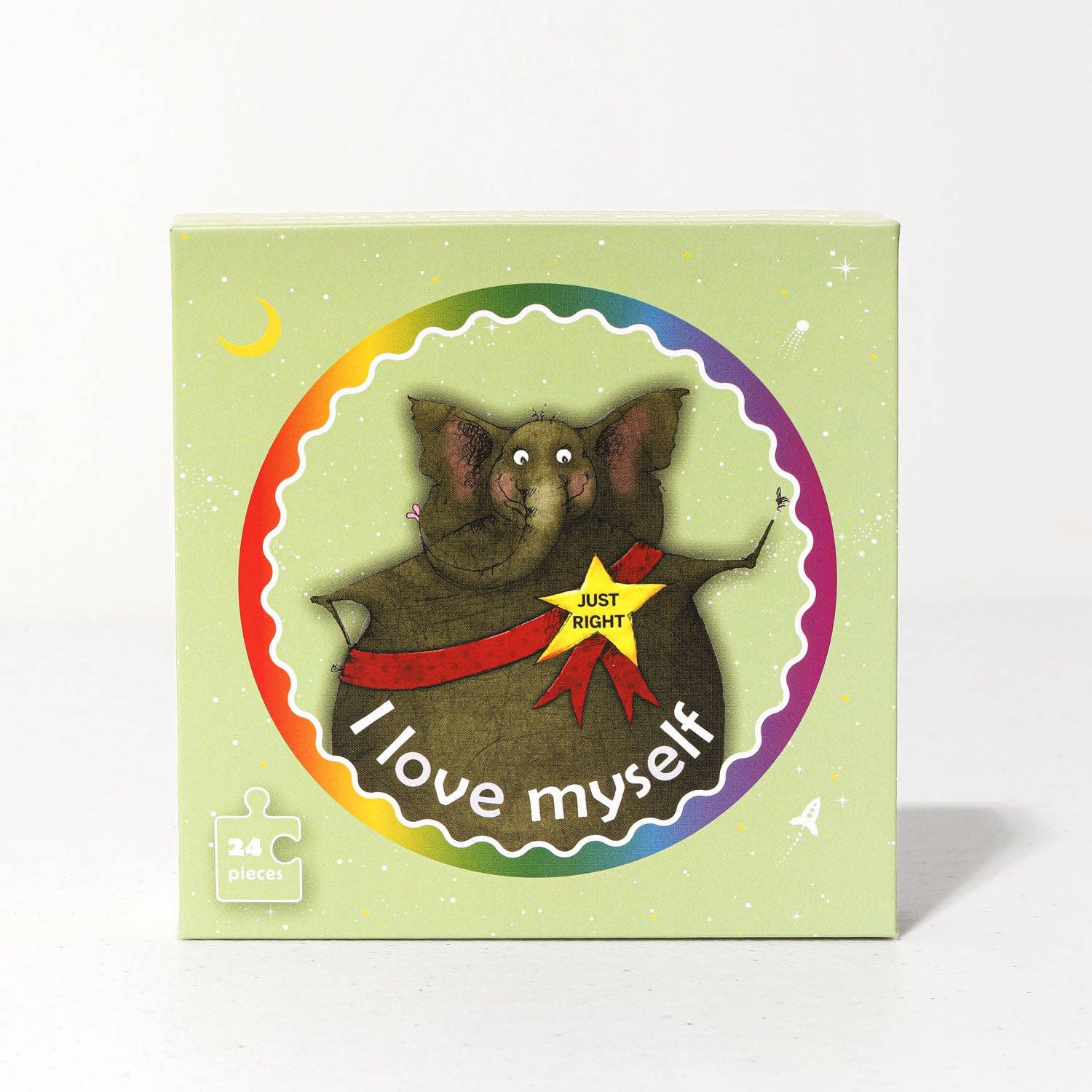 Conscious Stories - Wholesale Puzzle - Kids - The Elephant Who Tried to Tiptoe Puzzle (24 pcs)2