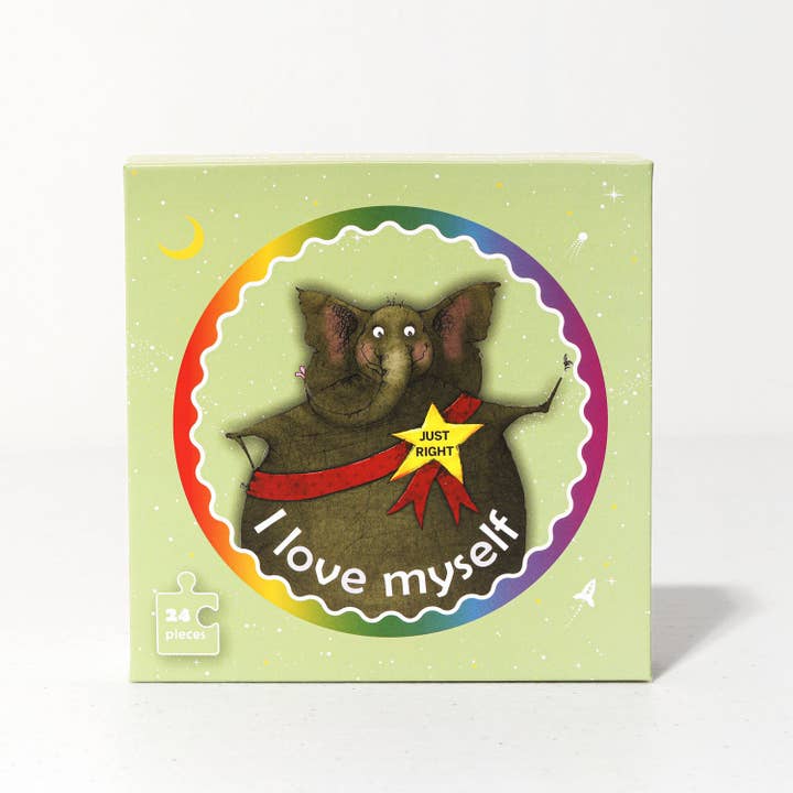 Conscious Stories - Wholesale Puzzle - Kids - The Elephant Who Tried to Tiptoe Puzzle (24 pcs)2