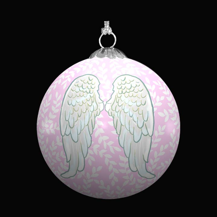 Pink Angel Wings – Handcrafted Christmas Bauble (3-Inch)
for wholesale by Honest love our planet
