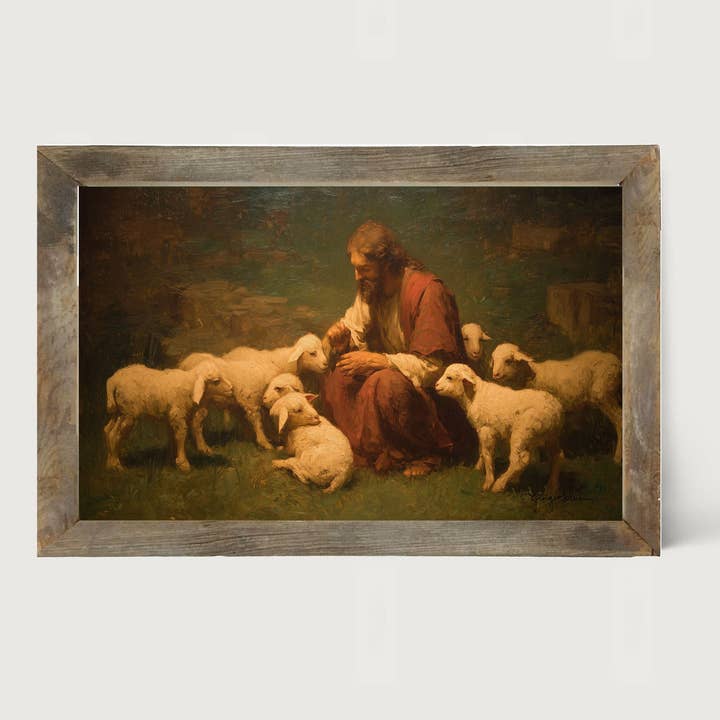 Tending to the Flock - Horizontal Frame for wholesale by ginger blue