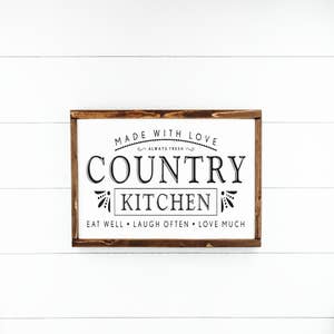 JennyGems Funny Kitchen Signs, Modern Farmhouse Kitchen