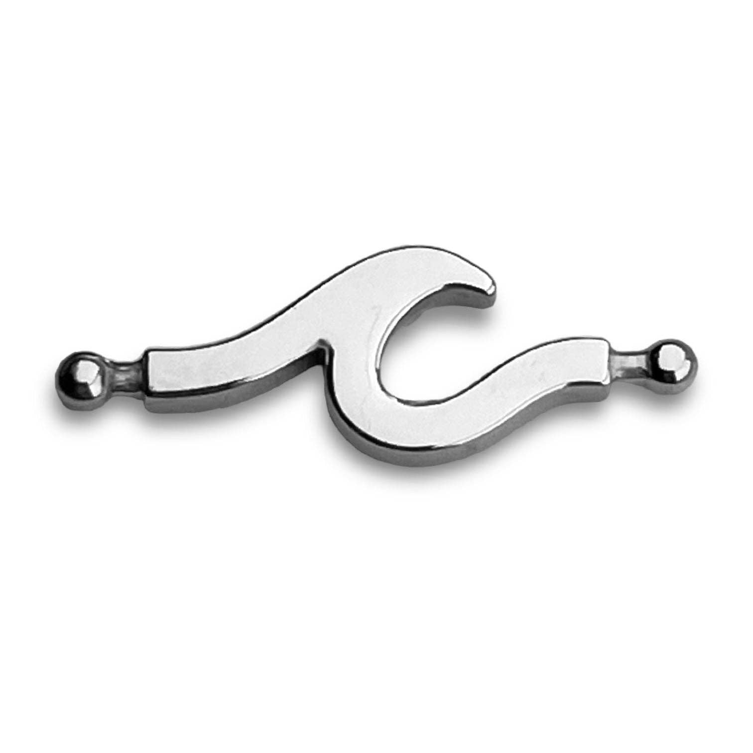 CONQUERing – wholesale Individuell berlock/hänge – Wave CrossBar™– Utbytbart Fidget-smyckeshänge0