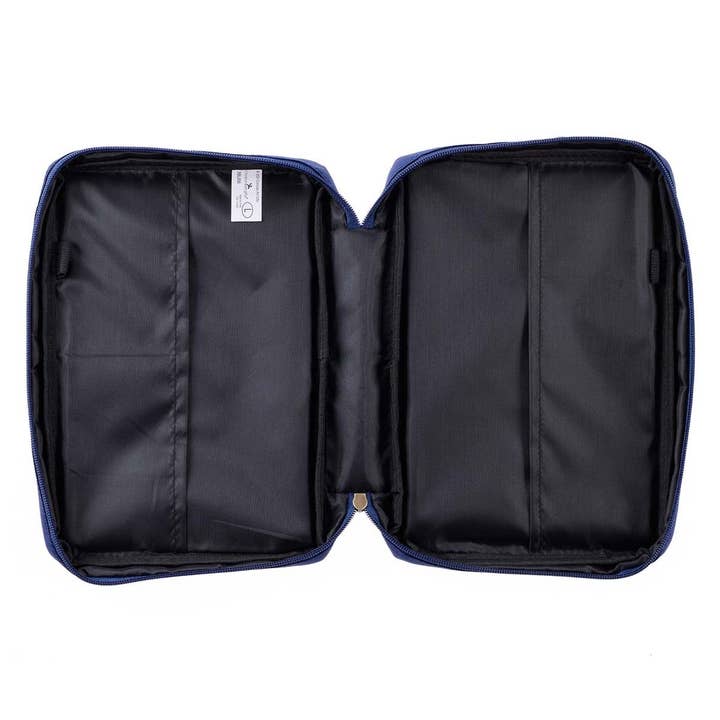 Christian Art Gifts - Wholesale Bible Cover - Bible Cover Value Navy/Floral Printed Everything Beautiful2