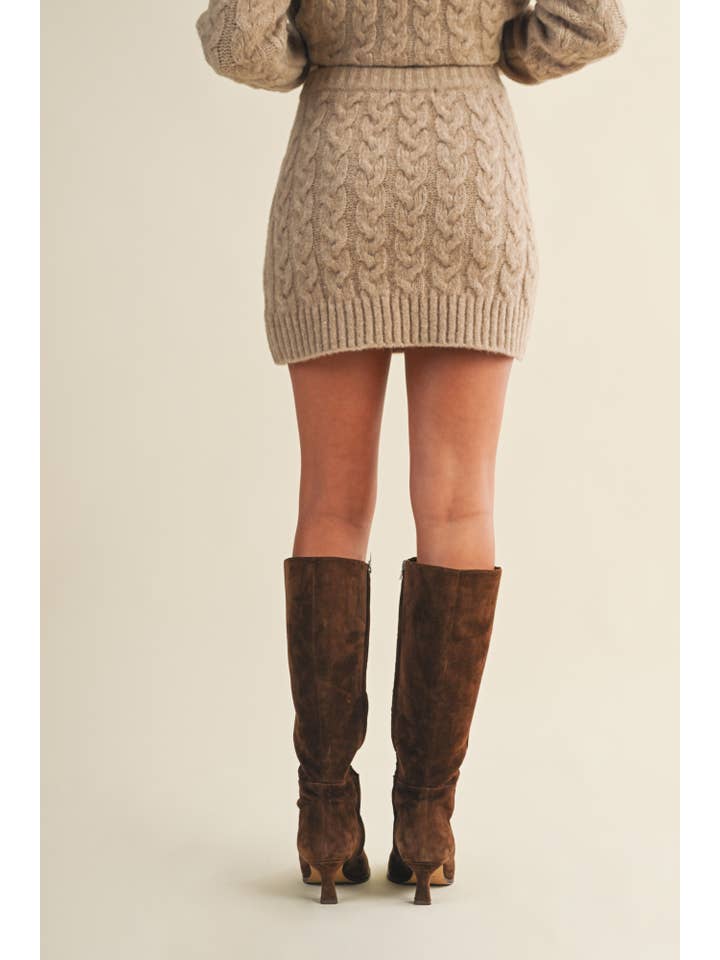 Mustard Seed - Wholesale Skirt - Women's - CABLE SWEATER SKIRT9