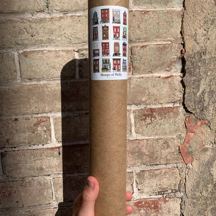 ArtByAlicia - Wholesale Poster - Stoops of Philly 11x17 Poster