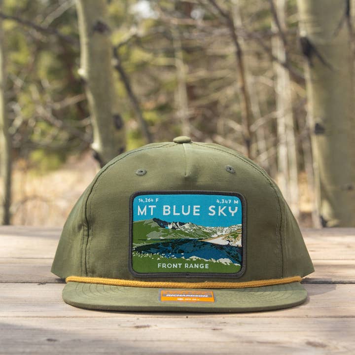 Mount Blue Sky Colorado 14er Rope Hat for wholesale by Hinterland Outdoors