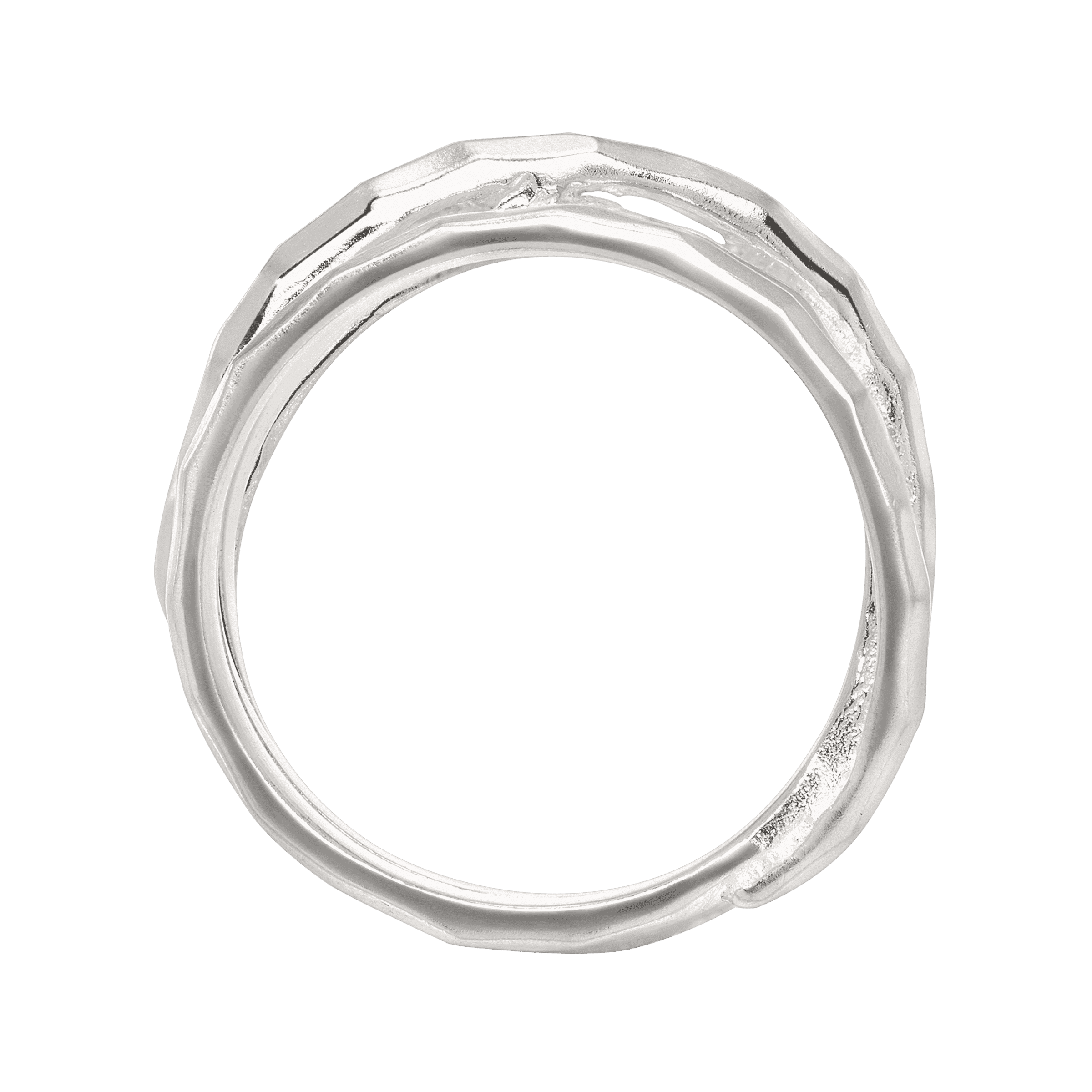 Silpada - Wholesale Band/Stacked Ring - Silpada 'Wrapped Up' Overlapping Textured Band Ring in Sterling Silver, Size 111