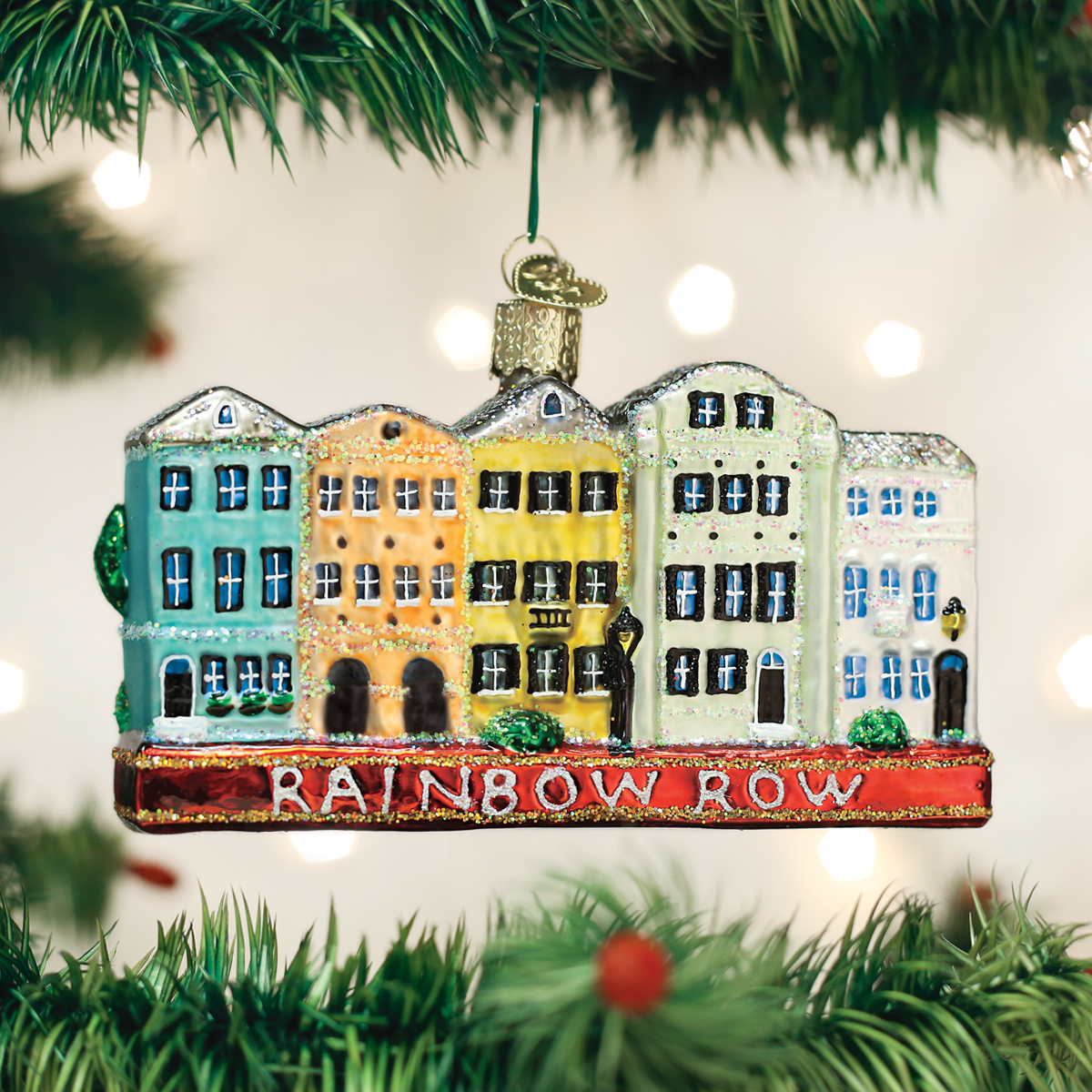 Old World Christmas - Wholesale Ornament - Rainbow Row Ornament0