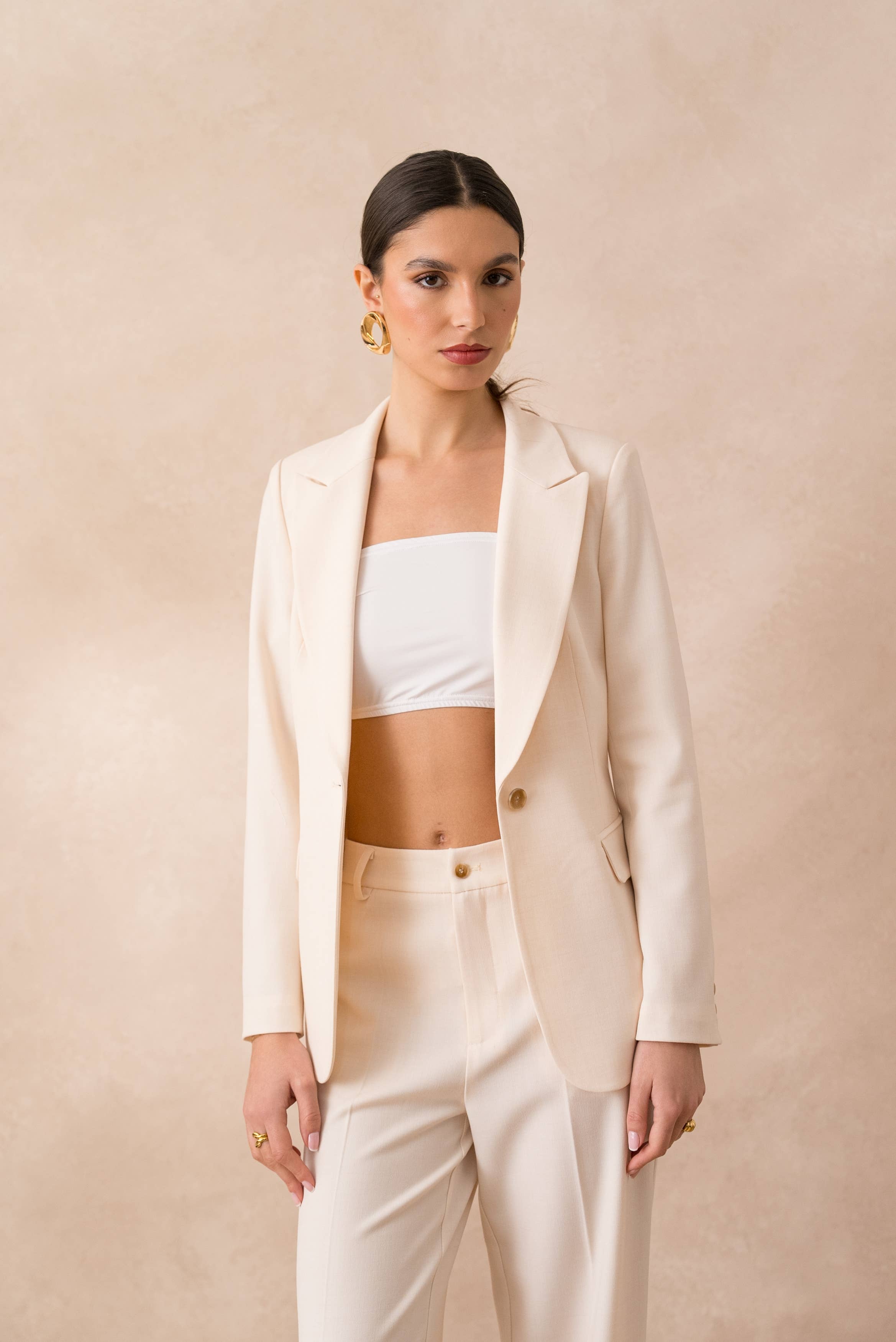 Attentif Paris – wholesale Kostymjacka – Dam – Heather figursydd kavaj för dam70