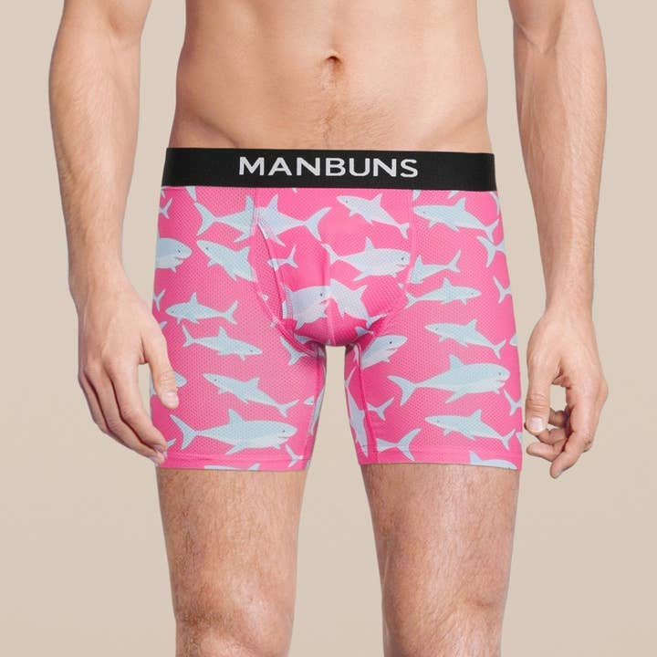 MANBUNS - Venta al por mayor Ropa interior - Hombre - Calzoncillos tipo bóxer Baby Shark para hombre con bolsa0