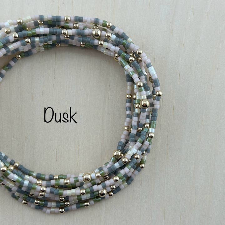 Back Bay Bead Company - Wholesale Beaded Bracelet - Stretchy Seed Bead Bracelets Gold Fill Gifts for Her Jewelry31