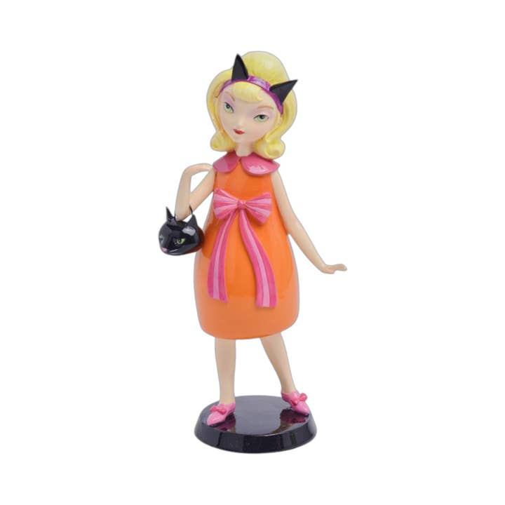 8in Cat Mod Girl for wholesale by December Diamonds