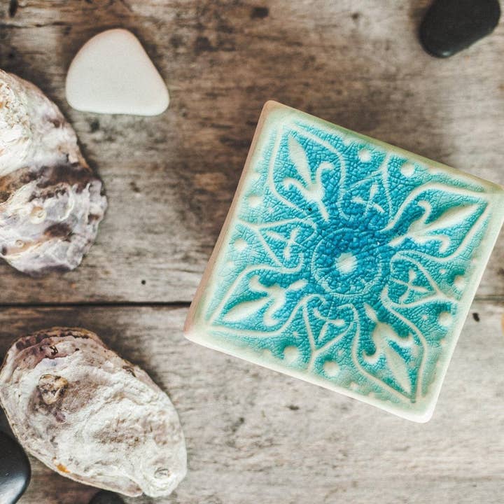 DanutÄ— MurauskienÄ— - Wholesale Bath Soap Dish - Ocean blue square soap dish0