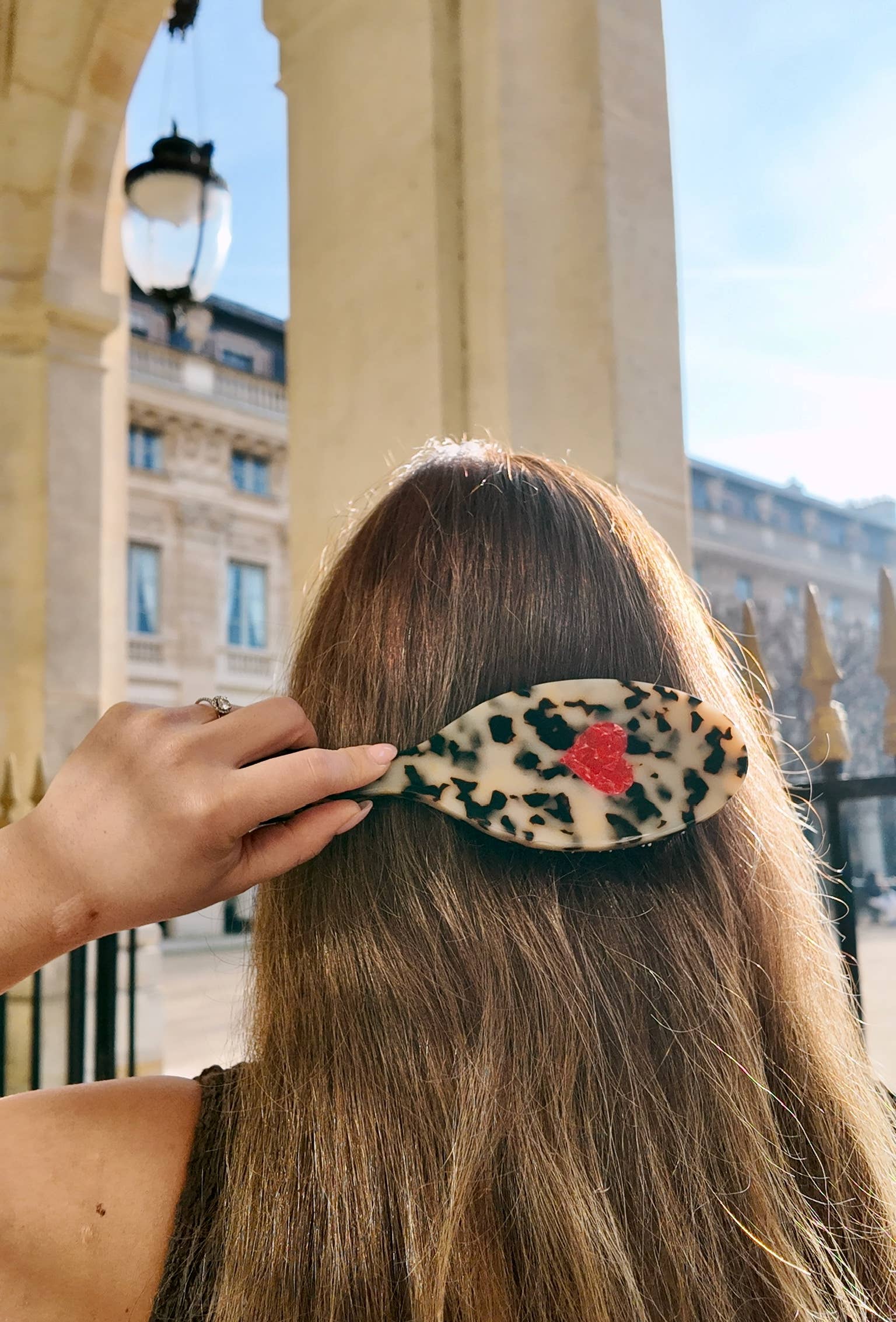 Solar Eclipse - Wholesale Hair Brush/Comb - Hand-painted Heart Amazing Hair Day Brush | Eco-Friendly2