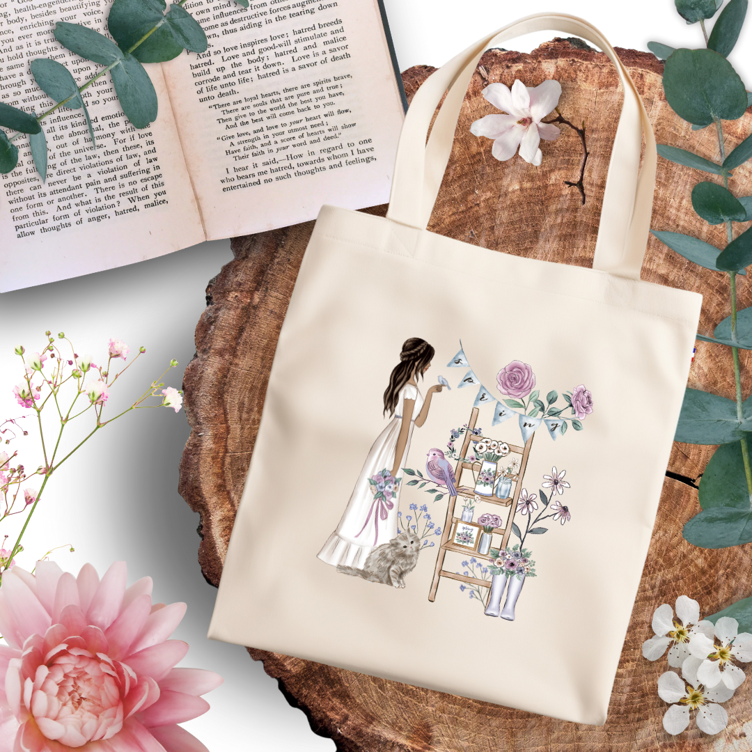 Les Moonettes – wholesale Tote bag – Unisex – Spring Morning Tote Bag0