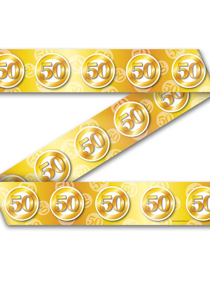 Fita de festa - 50º aniversário de casamento por atacado de PD Party
