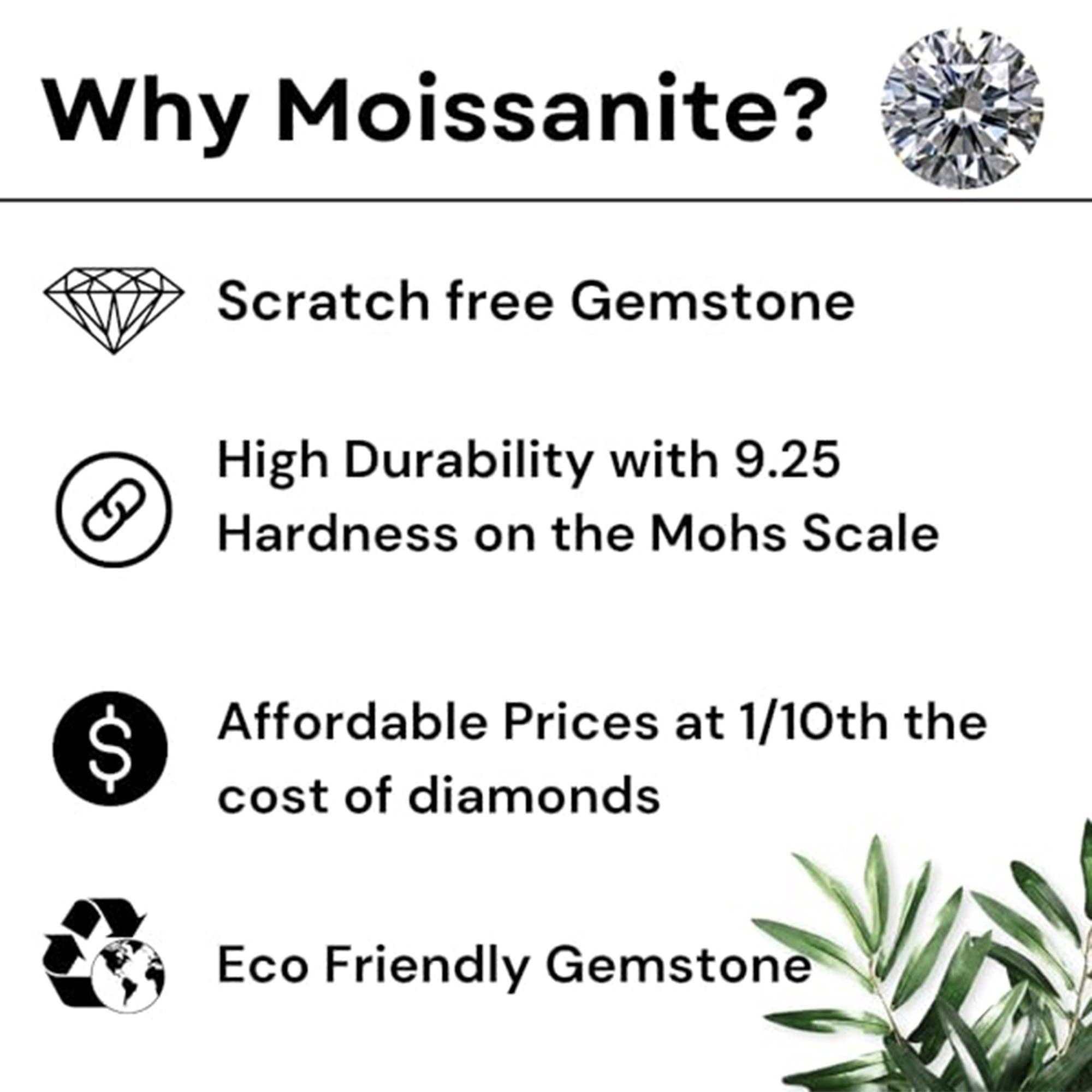 White Round Cut 0.3Ct Real Moissanite 925 Sterling Silver Half Eternity Women Ring for wholesale on Faire4