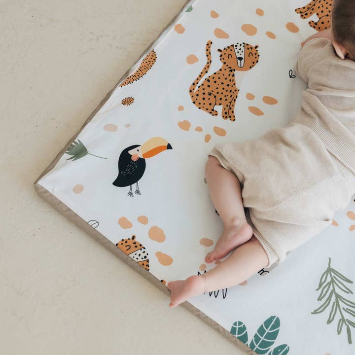 MIMAAR BARCELONA SL - Wholesale Play Mat - Kids & Baby - SENSORY ROLL UP - WATERPROOF TOUCAN AND FRIENDS PRINT2