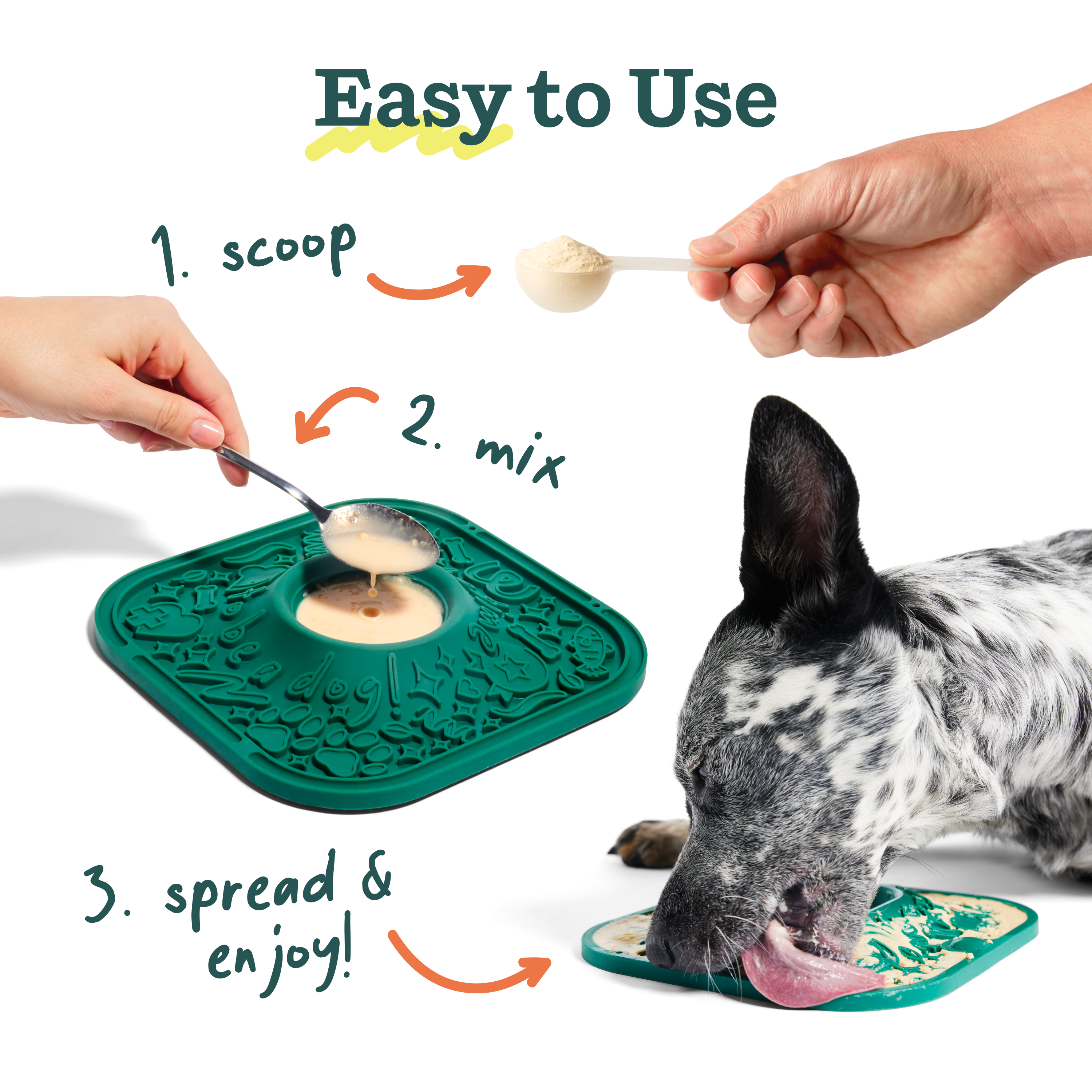 Woof - Wholesale Pet Toy - Dog - LickMat LickMix - Calming2