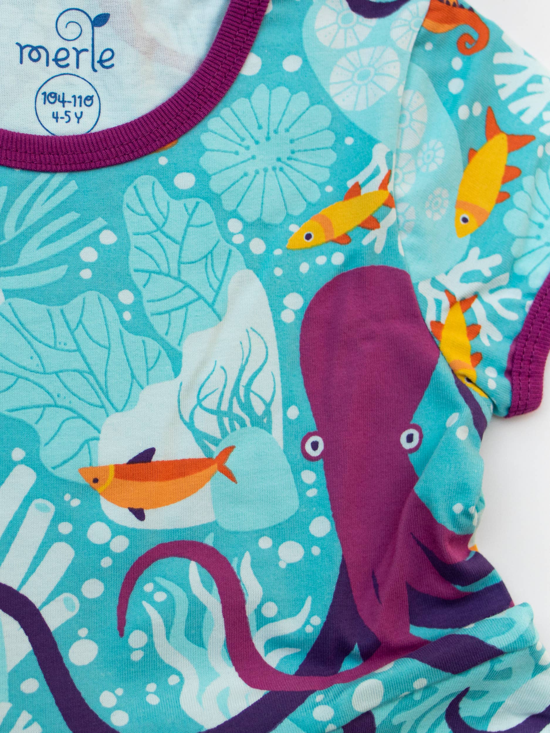 Merle Kids - Wholesale Dress - Kids - Organic Kids Skater Dress - Under the Sea5