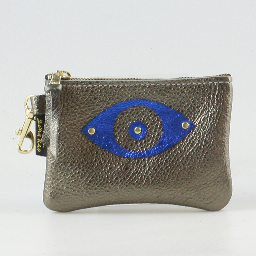 Zina Kao Exclusives - Wholesale Pouch - Women's - The Applique Kara: Evil Eye!7