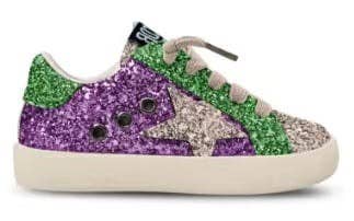 Torn and Trendy - Vente Baskets tendance – enfant - Espadrilles Mardi Gras en forme d'étoile à paillettes 0