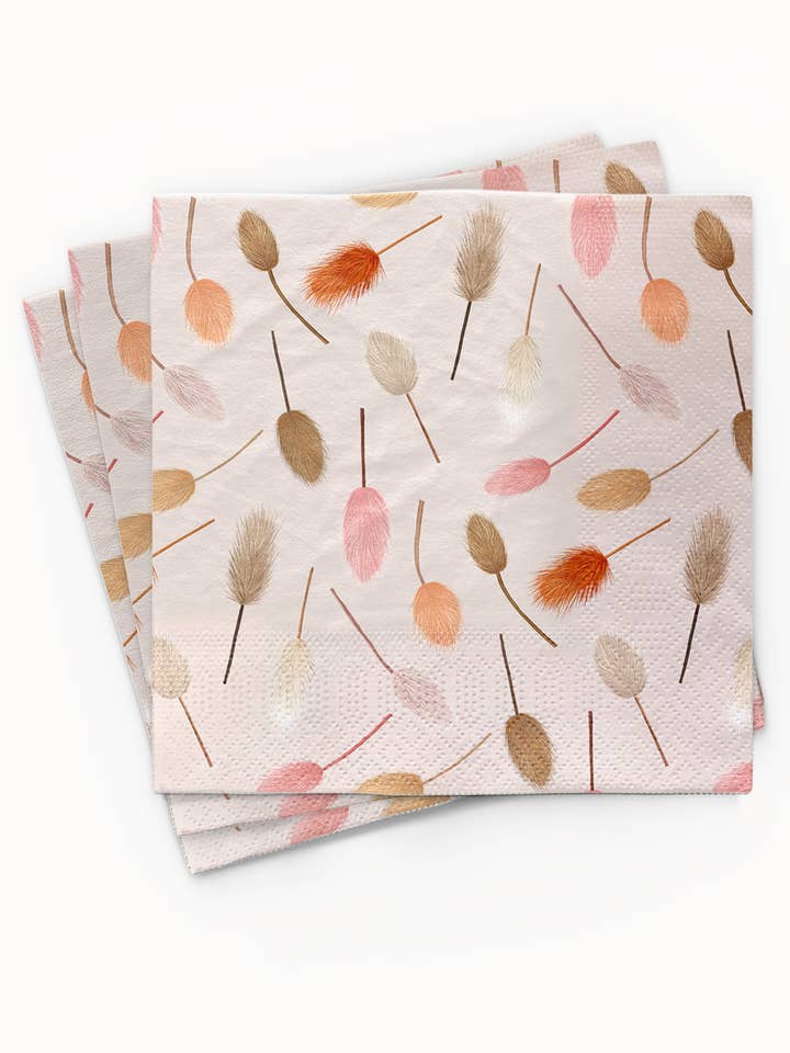 Serviette - Trockenblumenmuster for wholesale by chic.mic