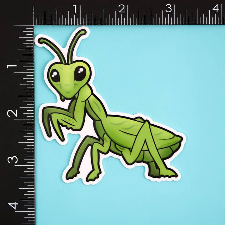 LuxCups Creative - Wholesale Sticker - Bidsprinkhanen sticker1