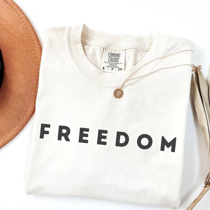 Charlie Kirk Freedom Shirt, Comfort Colors Freedom Sweater for wholesale by ClevorFit