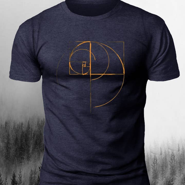 Mænds guld Fibonacci kortærmet skjorte for engroshandel hos Tourtiwi