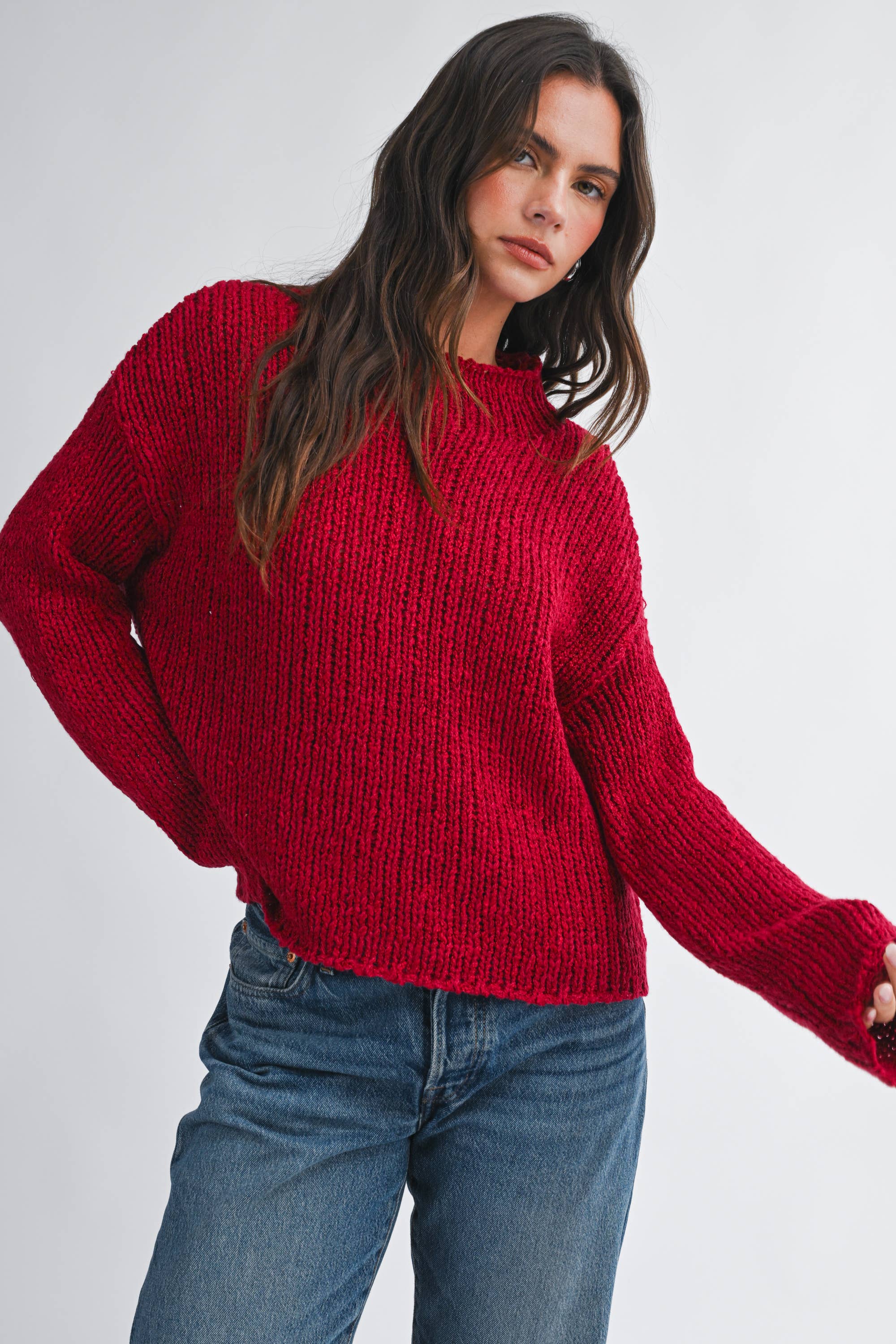AEMI + CO - Wholesale Knit Sweater - Women's - 3108CK Irma Sweater 634