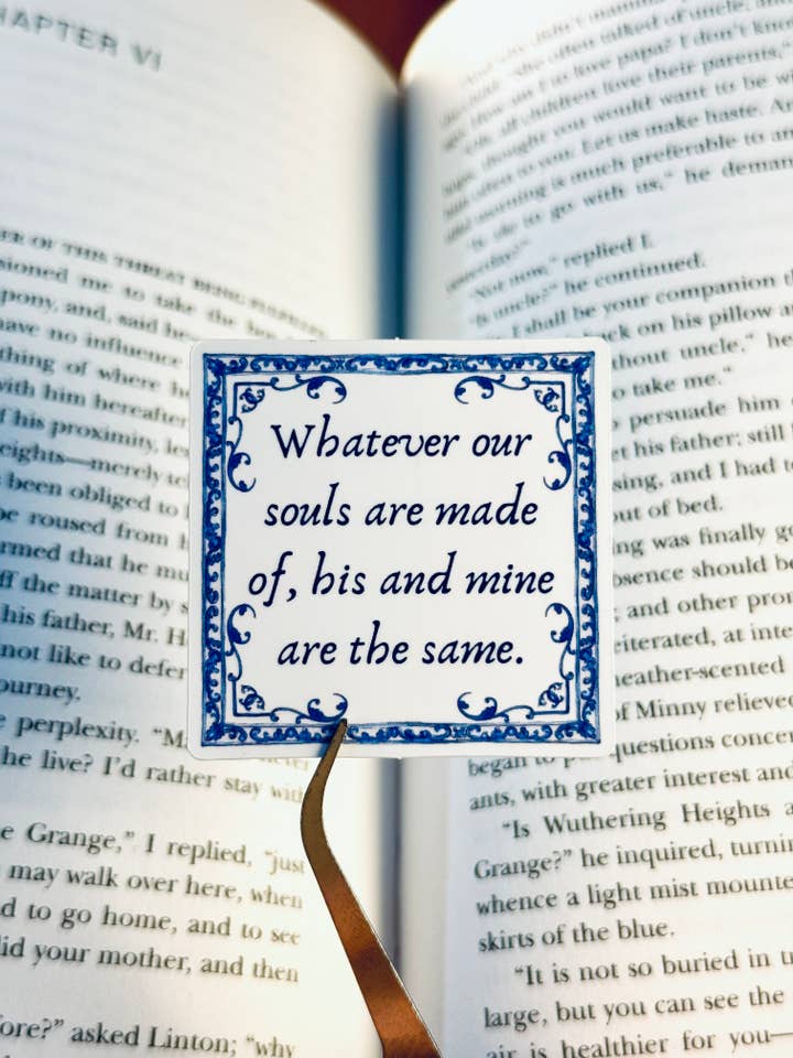 Wuthering Heights Emily Bronte Sticker - Souls for wholesale by Backing Wanderlust
