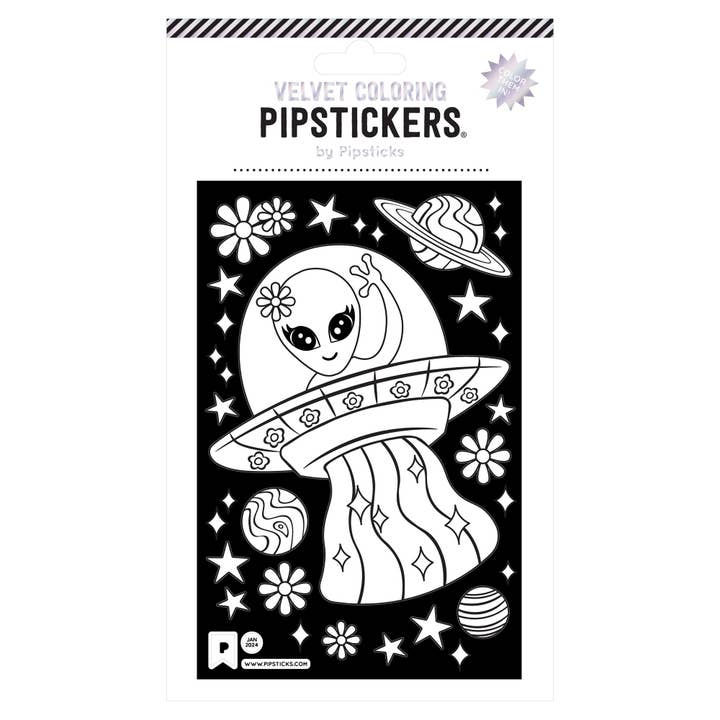 Velvet Coloring Space Alien for wholesale by Pipsticks