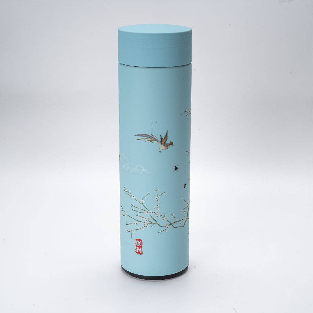 Urban Tokyo - Vendita all'ingrosso Fiaschette - Thermos in acciaio inossidabile isolato sottovuoto da 17oz Fiore di Prugno (1/50)6