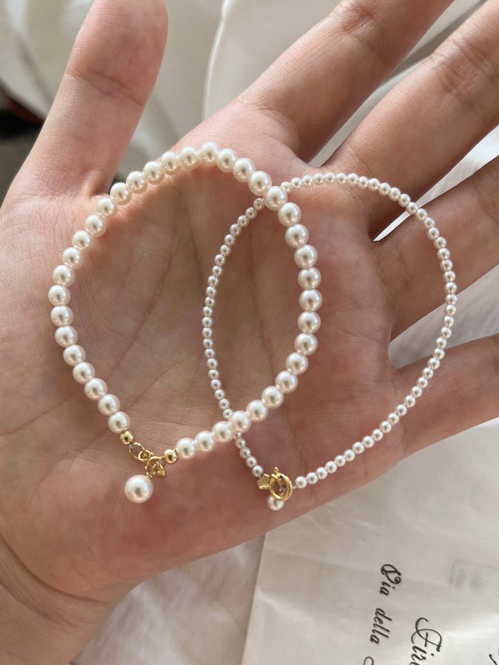 Pearl Whispers armband voor wholesale door MINICYBER STUDIO