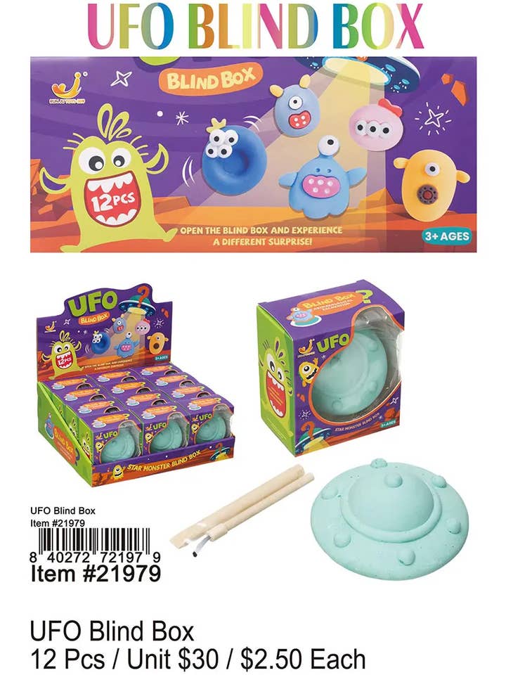 UFO Blind Box . for wholesale by Puka Creations