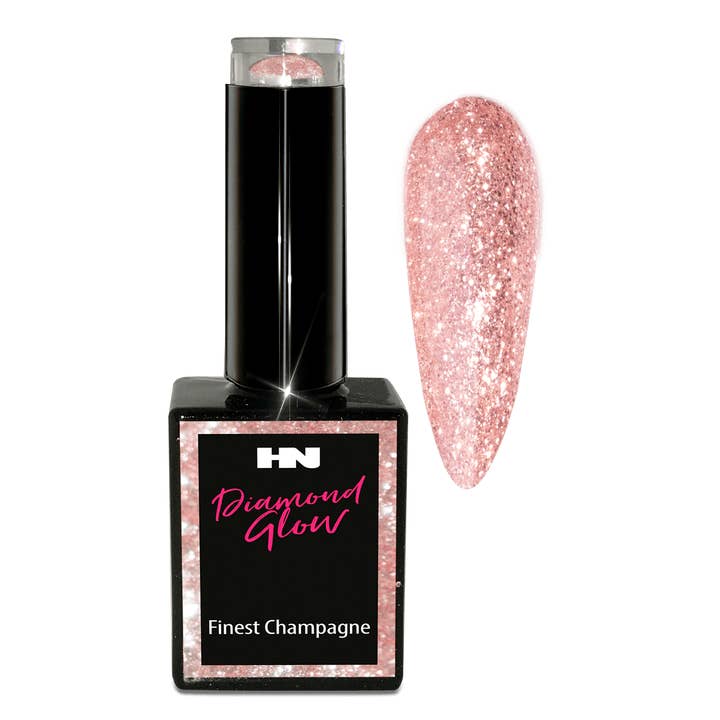 Glitter Diamond Glow Finest Champagne 10 ml für den Großhandel von HOLLYWOOD NAILS
