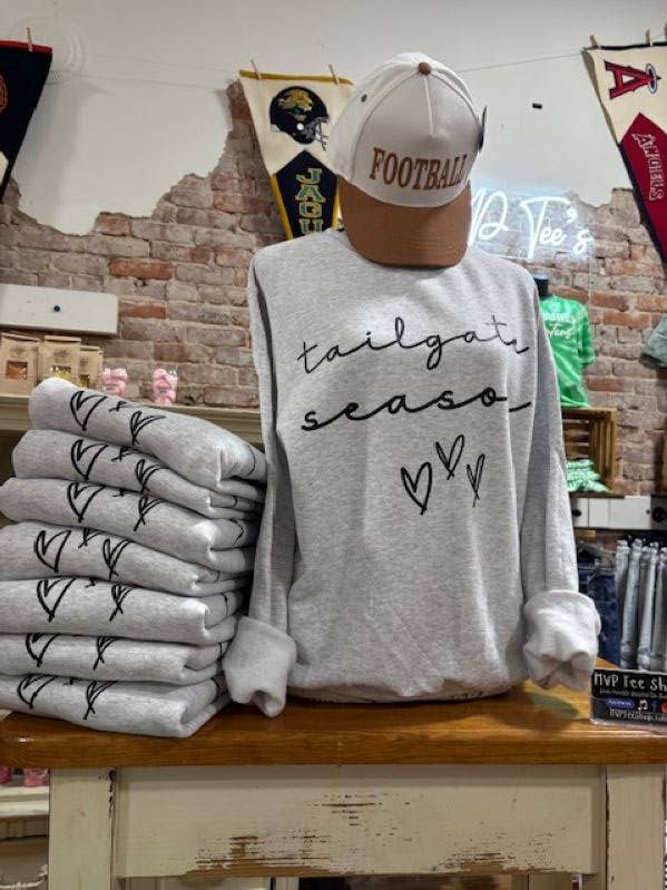 Tailgate Season Sweatshirt for wholesale by MVP Tee Shop Wholesale