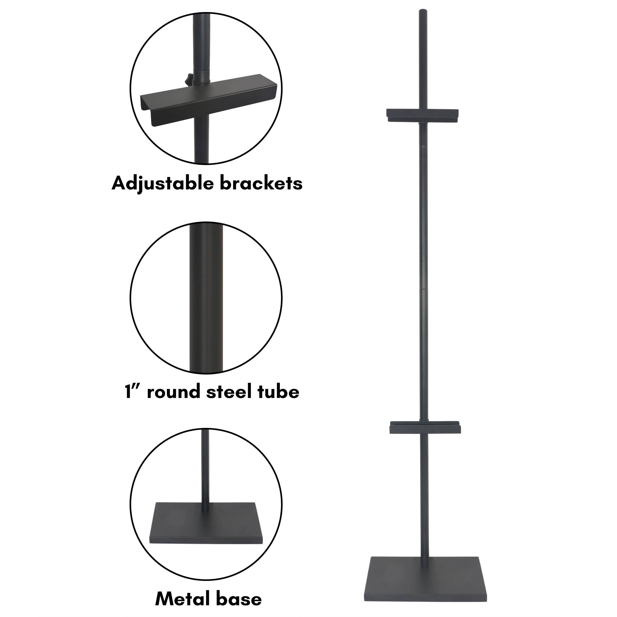 Black Americanflat Adjustable Easel Frame Stand for wholesale on Faire8