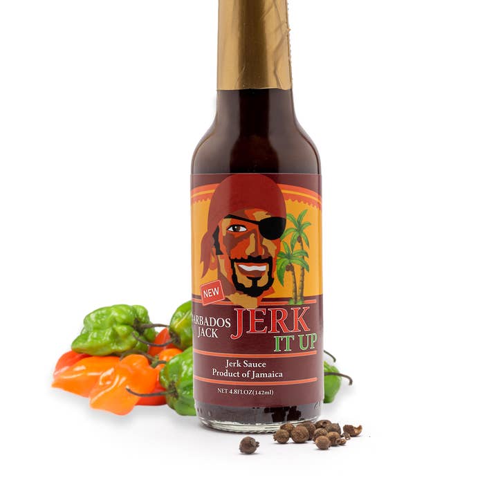 Barbados Jack - Wholesale Hot Sauce - Barbados Jack: Jerk It Up Sauce0
