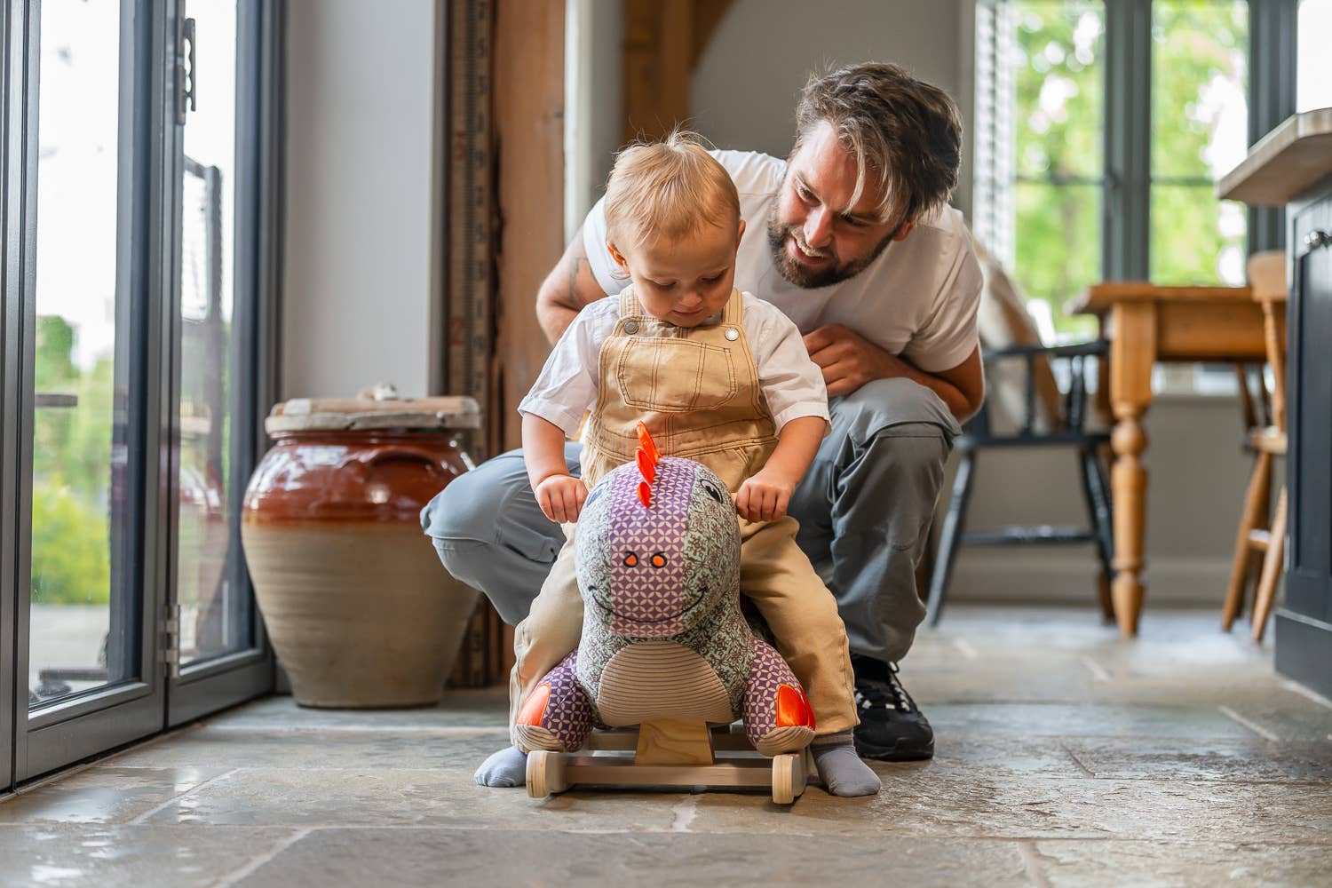 Little Bird Told Me Uk – wholesale Wood toy – Child – Digley Rocking Dinosaur - children's toys, wooden toys2