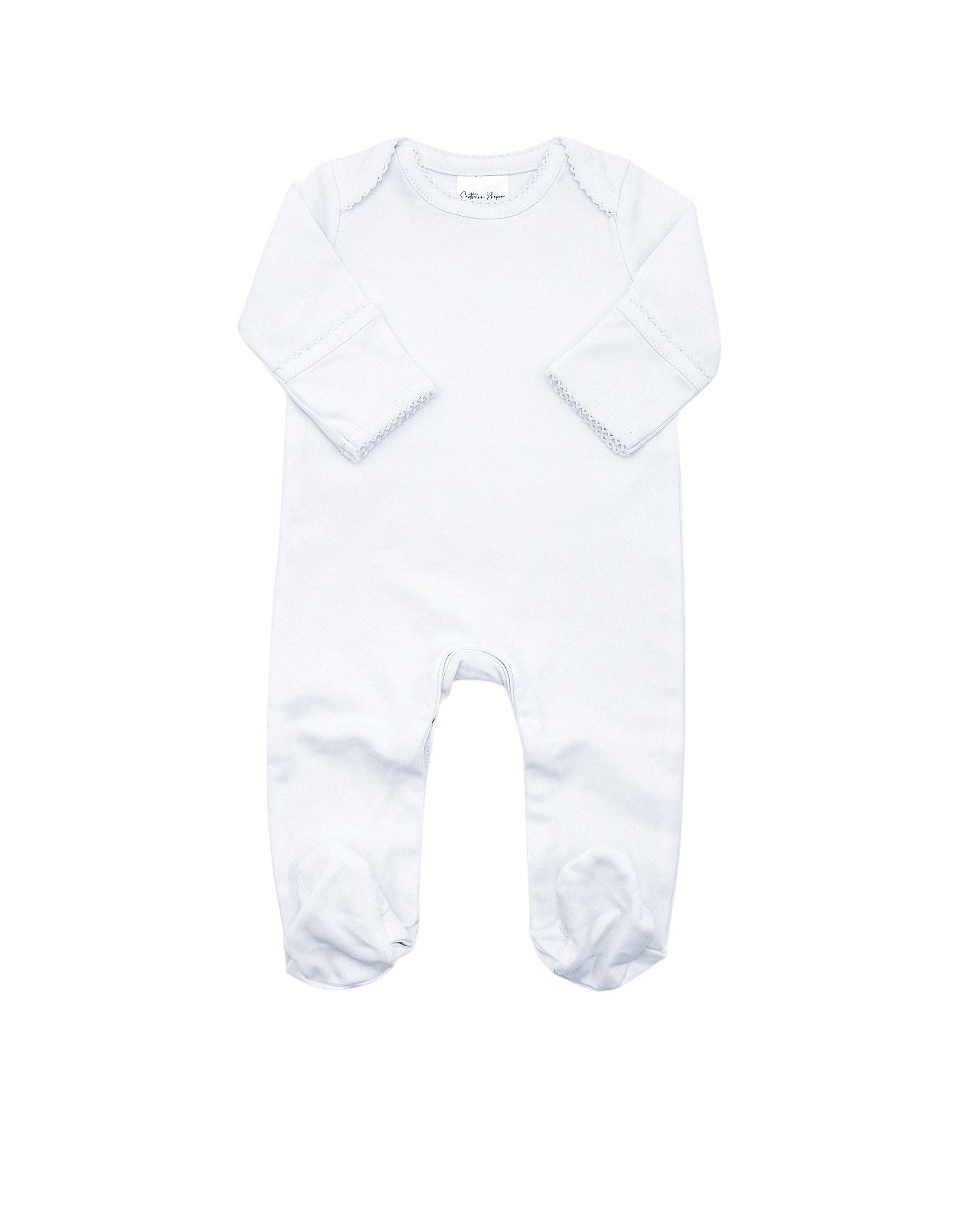 Southern Proper Blanks - Wholesale Sleepsuit - Baby - Proper Footies0