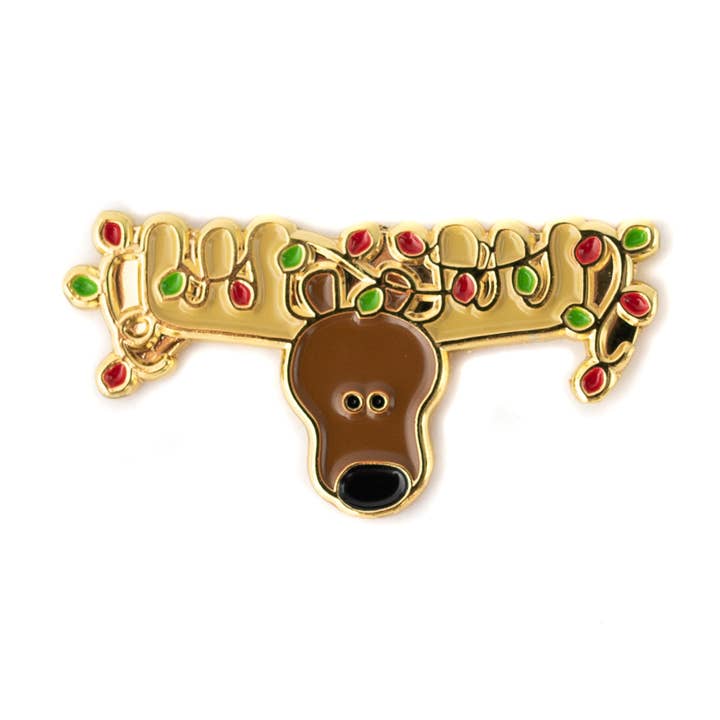 Épingle en émail Christmoose pour la vente par carolyndraws