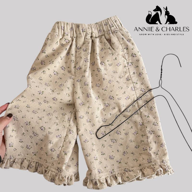 Annie & Charles - Vendita all'ingrosso Pantaloni - Bambini - Pantaloni svasati in velluto a coste 100% cotone LILLY di Annie & Charles®0