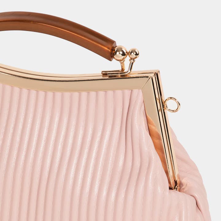 Collections by Fame Accessories - Wholesale Top Handle Bag - Women's - Ribbed Texture Fashion Handbag